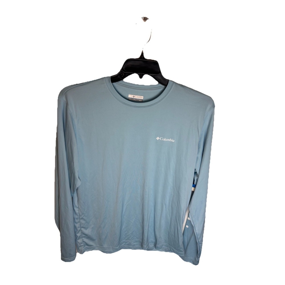 Columbia‎ Long Sleeve Omni Shade Shirt XM0291-428 Mens Medium Blue NWT
